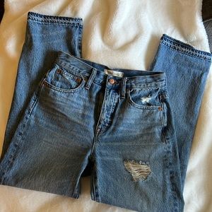 Madewell classic straight jean